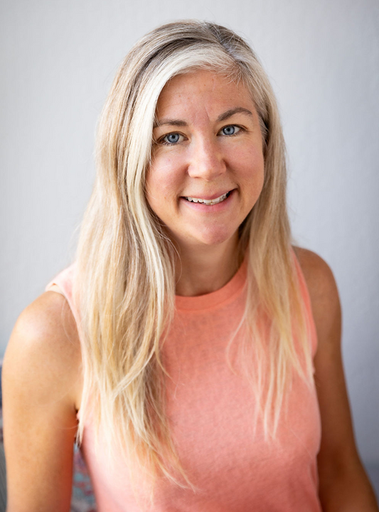Yoga teacher Ashley Stachon, director of Metta Mama in San Rafael