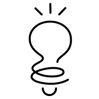 Icon representing co‑creation of the perfect Etalon posture support bra design with men as beta testers.