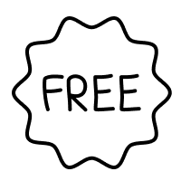 Icon indicating a free sample of Etalon’s upcoming men’s posture support bra offered to beta testers.